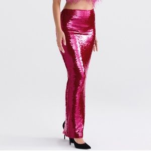 House of CB - Alexis Sequin Maxi Skirt